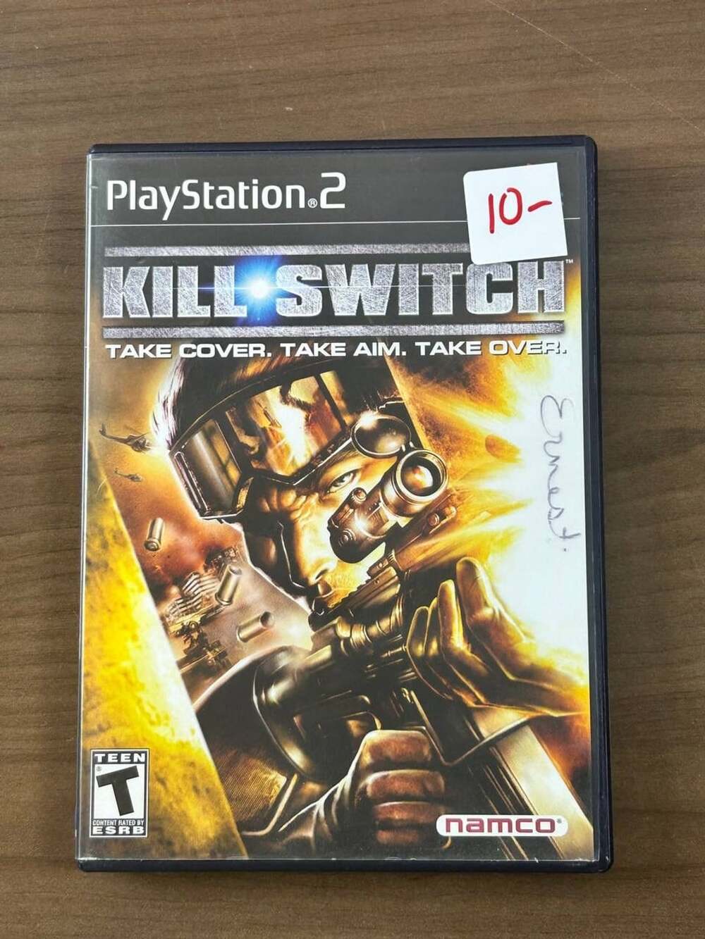 Kill Switch PS2 PlayStation 2 2003 Complete CIB w/ Manual Namco